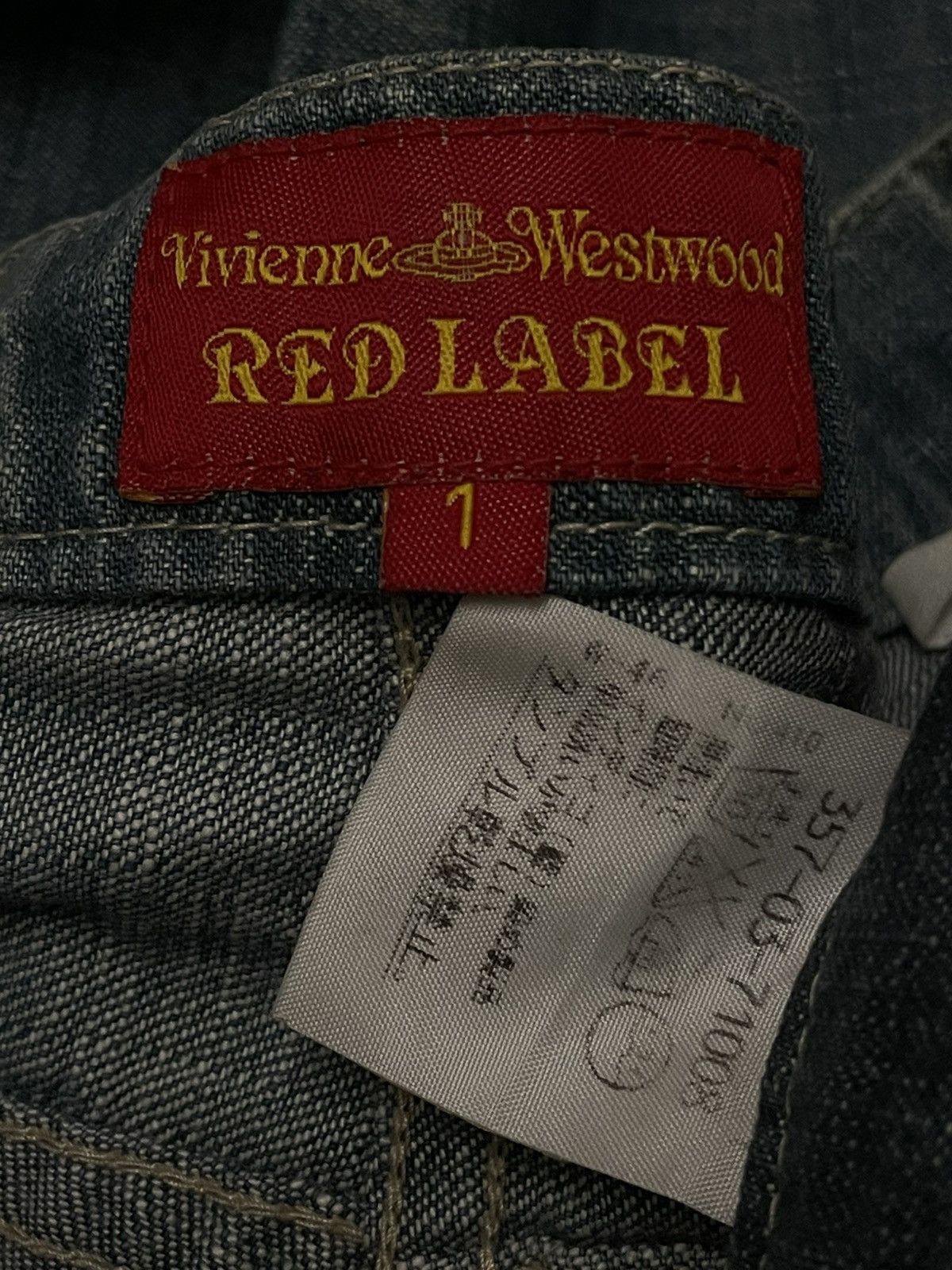 Vivienne Westwood VINTAGE VIVIENNE WESTWOOD RED LABEL DESIGNER CLASSIC DENIM Size US 28 / EU 44 - 16 Thumbnail