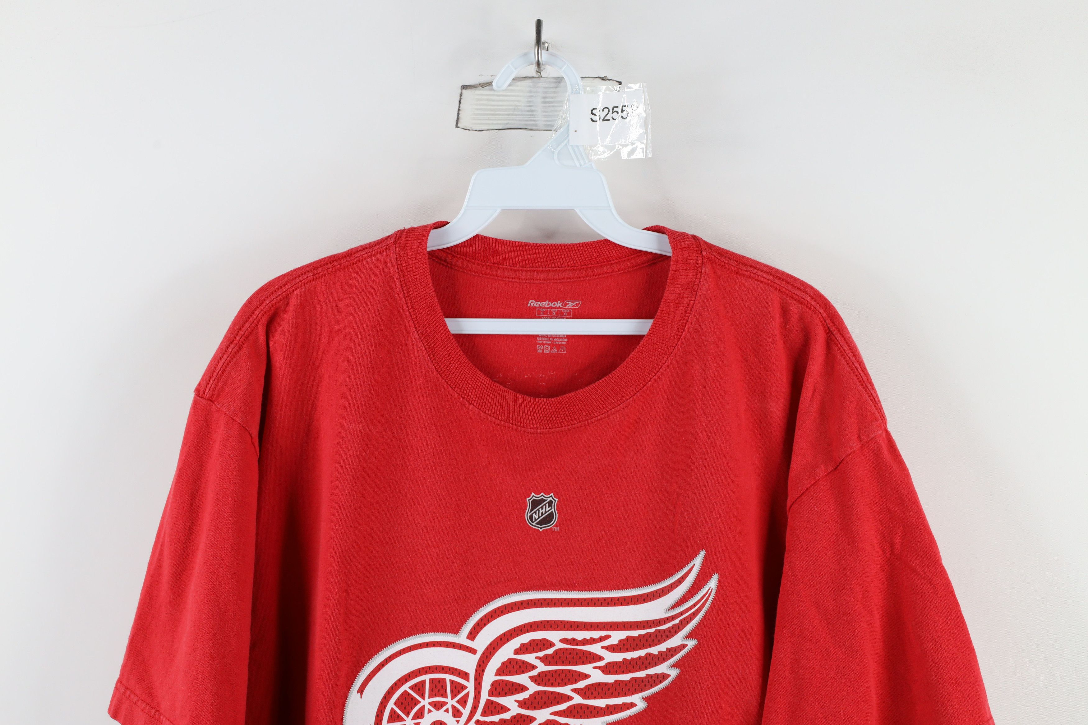 Reebok × Vintage Vintage Reebok Lidstrom Detroit Red Wings Jersey T-Shirt Size US L / EU 52-54 / 3 - 2 Thumbnail
