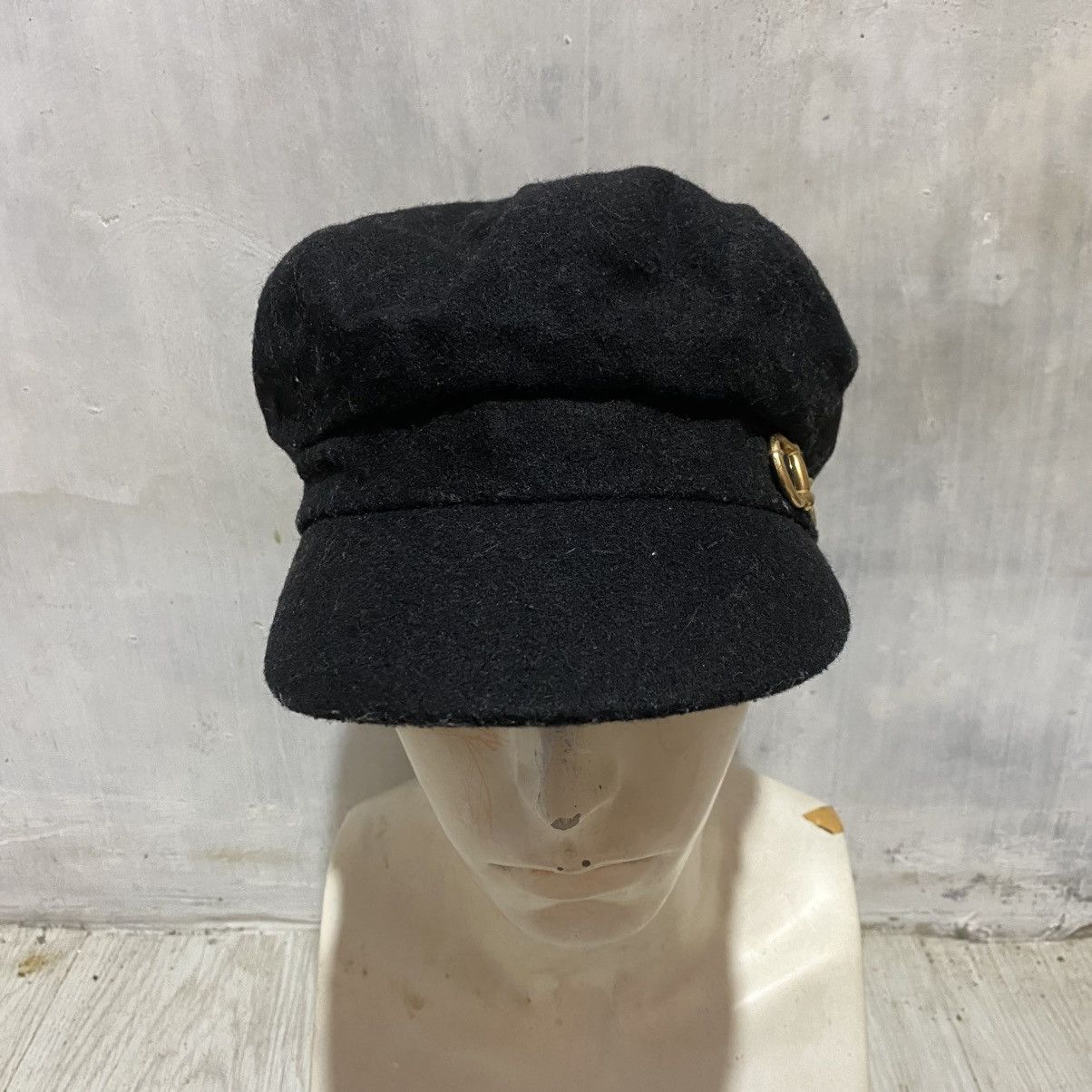 Japanese Brand 2000s chain lock baret hat by one way ifsixwasnine lgbstyle Size ONE SIZE - 3 Thumbnail