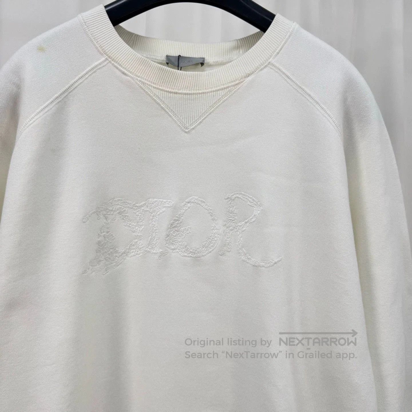 Dior dior peter doig embroidered logo sweatshirt. Size US XL / EU 56 / 4 - 3 Thumbnail