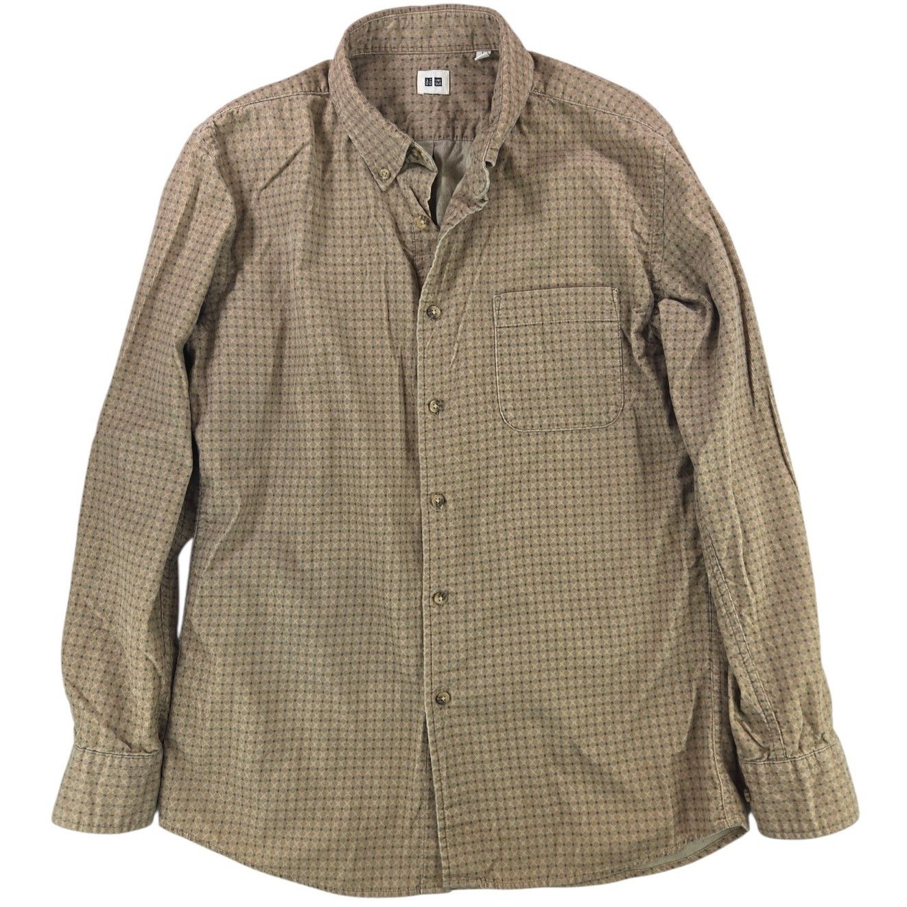 Uniqlo Uniqlo | Corduroy Patterned Button Down Shirt | Large Size US L / EU 52-54 / 3 - 1 Thumbnail