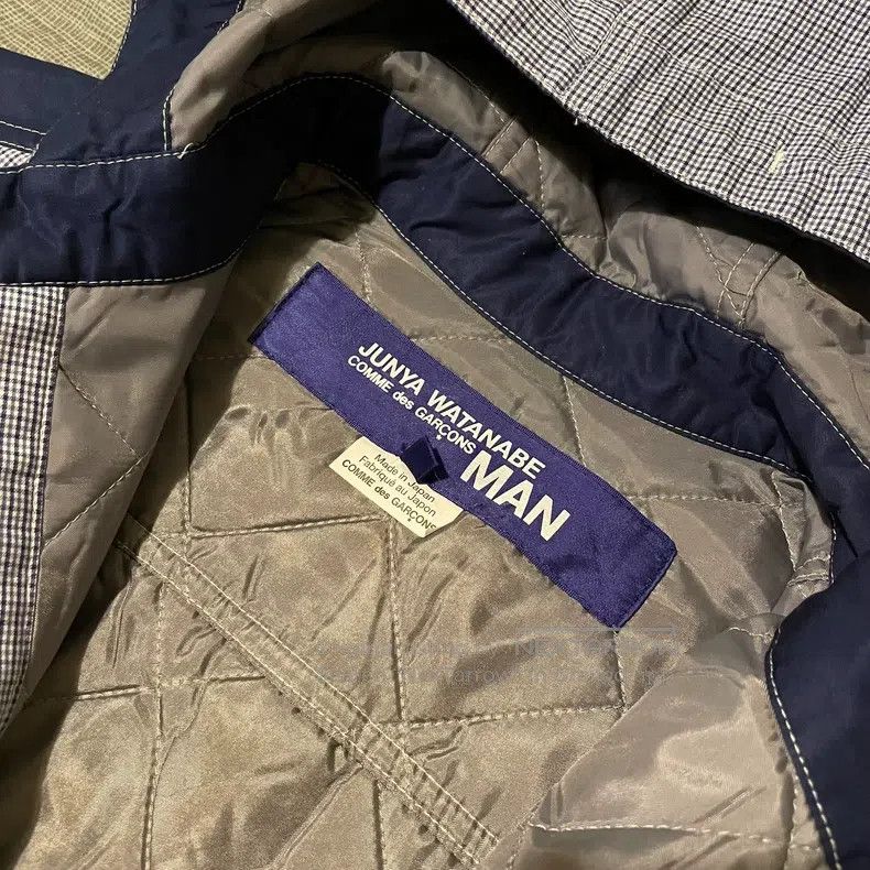 Junya Watanabe Junya Watanabe Plaid padded mixed hooded shirt jacket Size US XS / EU 42 / 0 - 3 Thumbnail