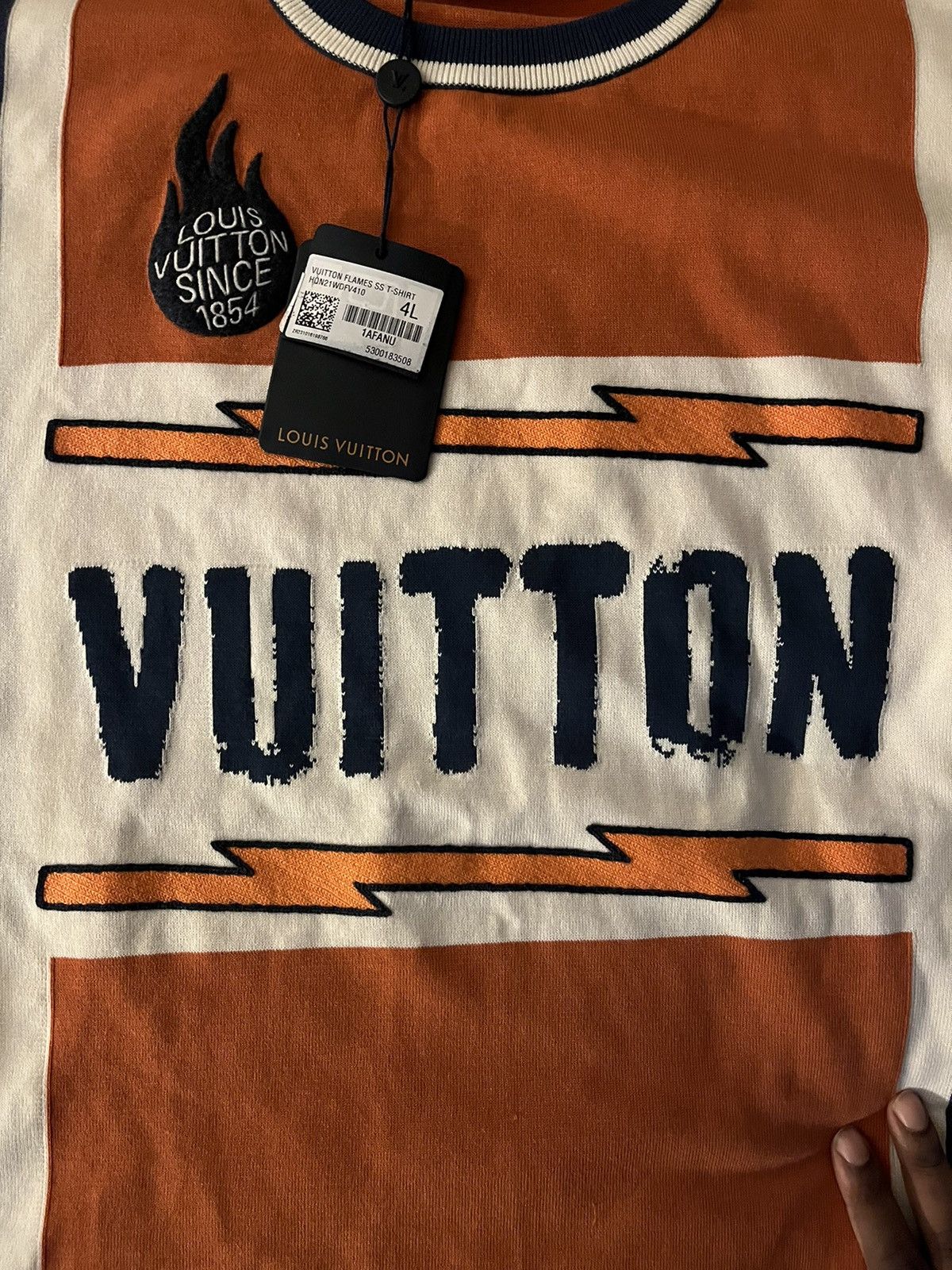 Louis Vuitton Vuitton flames SS TSHIRT Size US XXL / EU 58 / 5 - 2 Thumbnail