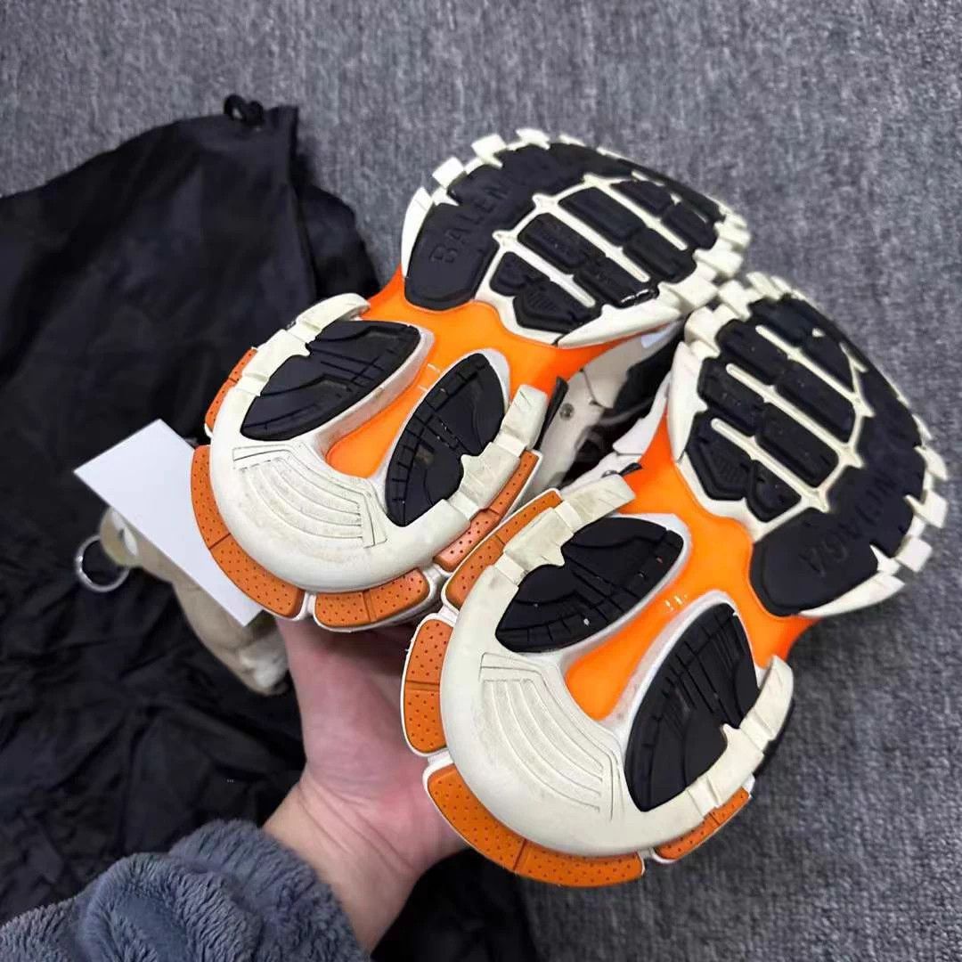 Balenciaga Balenciaga Track 99 New White Orange 36 Size US 5.5 / IT 35.5 - 6 Thumbnail