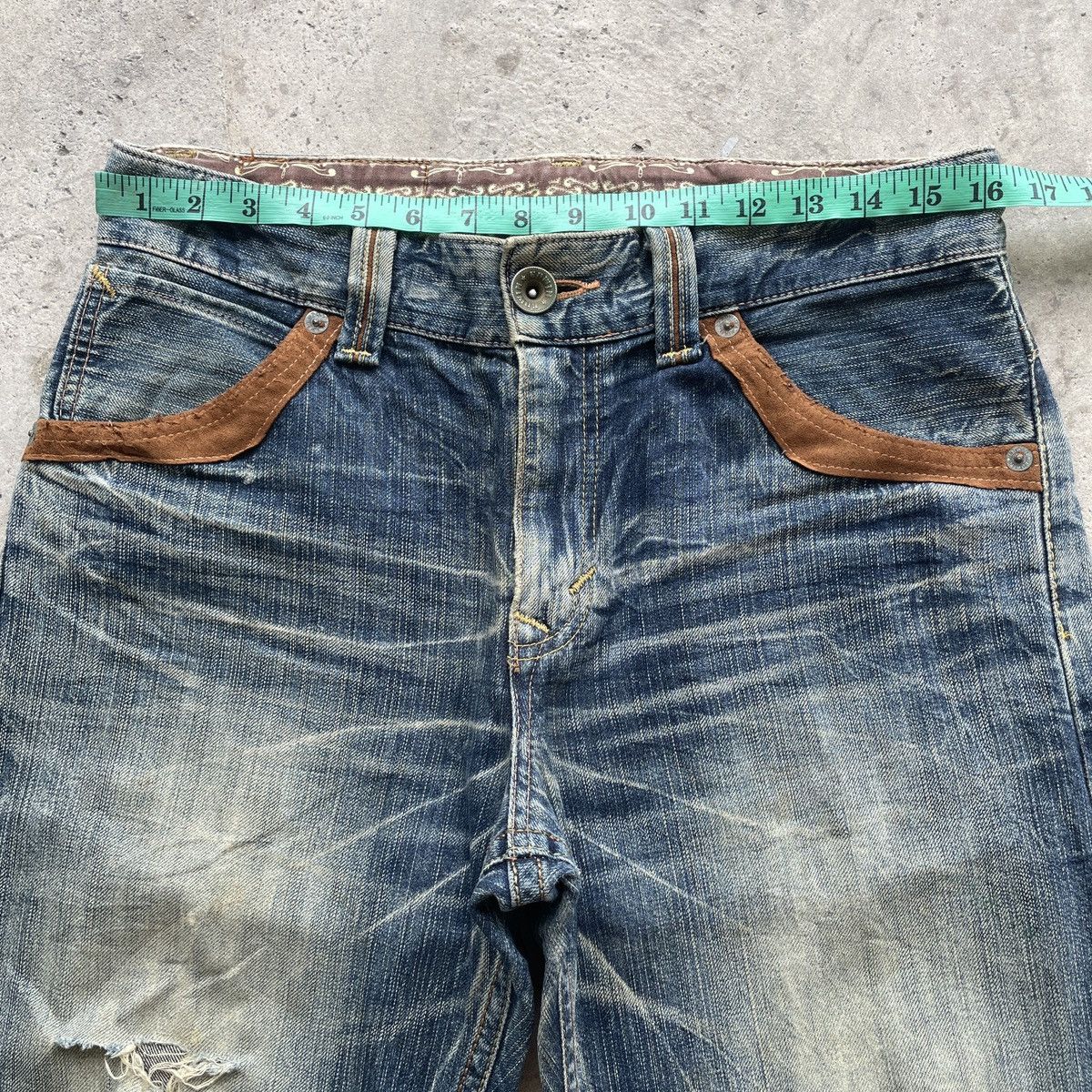Edwin Vintage Edwin Rusty Denim Faded Distressed Jeans Pants W32 Size US 32 / EU 48 - 6 Thumbnail