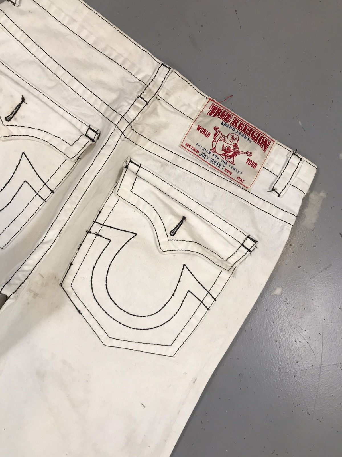 True Religion × Vintage Vintage true religion inspired Joey super T denim jort Size US 36 / EU 52 - 9 Thumbnail
