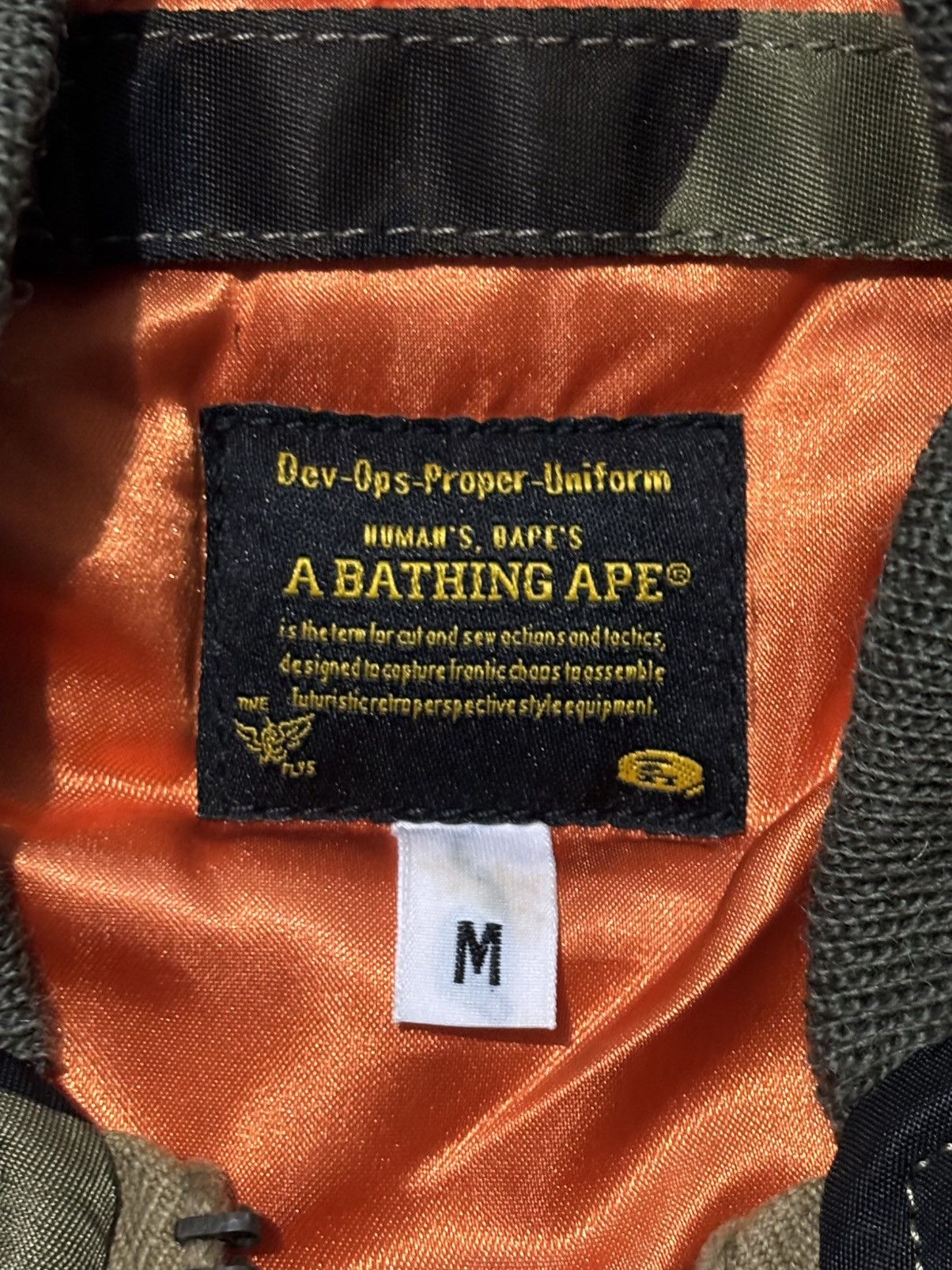 Bape Bape - First Camo Flight Jacket Size US M / EU 48-50 / 2 - 6 Thumbnail
