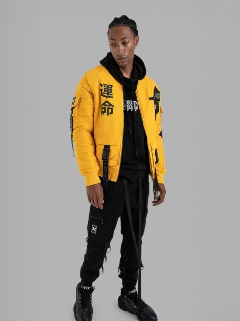 Other DXXM LIFE S2 Utility Bomber Jacket Yellow by Scarlxrd (2021) Size US XL / EU 56 / 4 - 14 Thumbnail