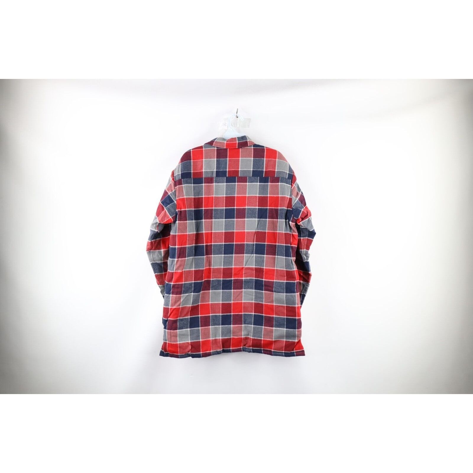 Vintage NOS Vintage 90s Streetwear Baggy Flannel Shirt Jacket Size US M / EU 48-50 / 2 - 8 Thumbnail