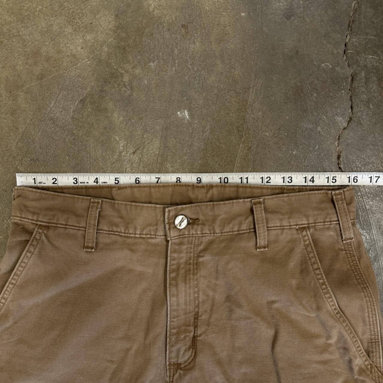Carhartt Vintage Carhartt Brown Carpenter Shorts Size 32 Size US 32 / EU 48 - 3 Thumbnail
