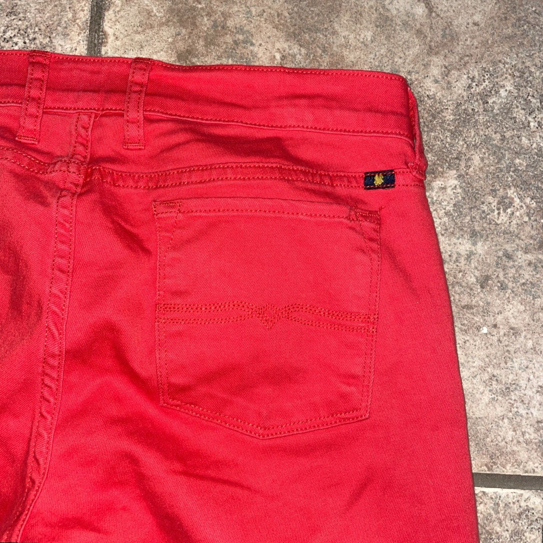 Lucky Brand Lucky Brand Charlie Capri Jeans Red 8x29 Womens Size 8 Capri MPN 8X29 Size 30" / US 8 / IT 44 - 5 Thumbnail