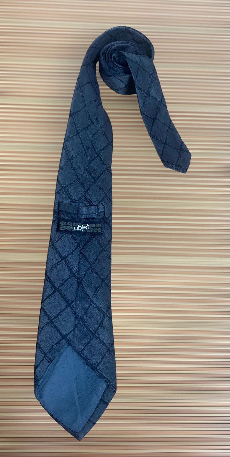 Jean Paul Gaultier Rare‼️ Vintage Jean Paul Gaultier Objet Homme Neck Tie Size ONE SIZE - 4 Thumbnail