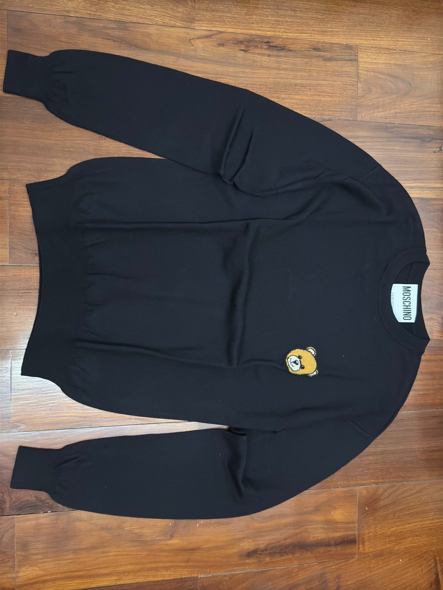Moschino MOSCHINO Bear Logo Solid Crewneck Sweater Size US M / EU 48-50 / 2 - 1 Thumbnail
