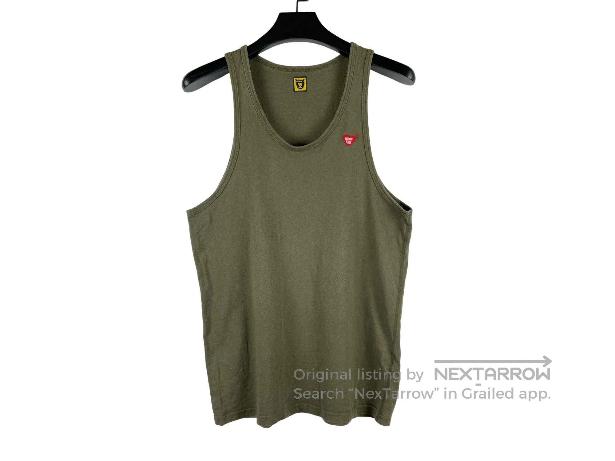 Human Made Human Made Military Green Heart Pattern Vest Size US M / EU 48-50 / 2 - 1 Thumbnail