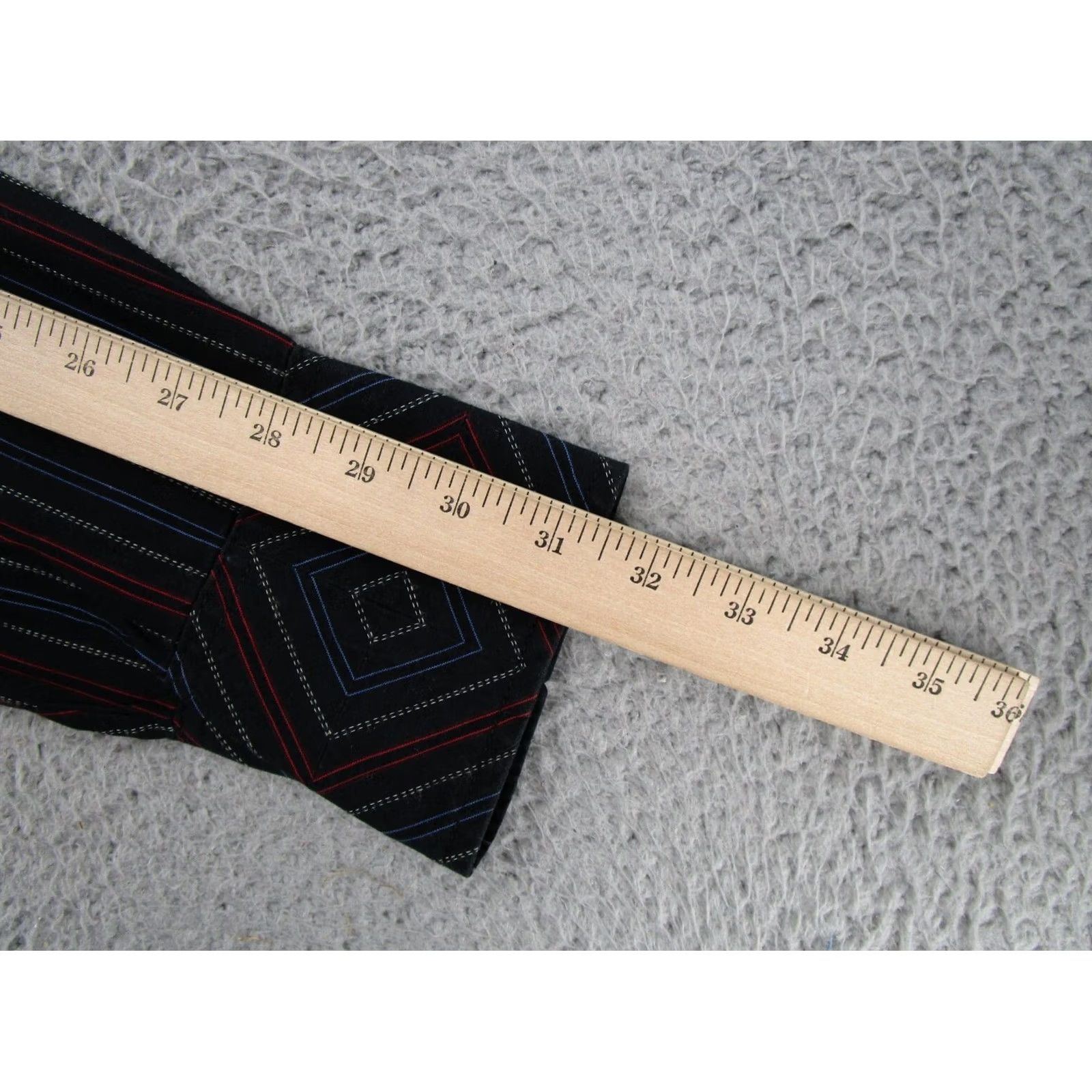 Wrangler Wrangler Shirt Mens XL Black VTG Vertical Colorful Striped Pearl Snap Size Western Size US XL / EU 56 / 4 - 7 Thumbnail