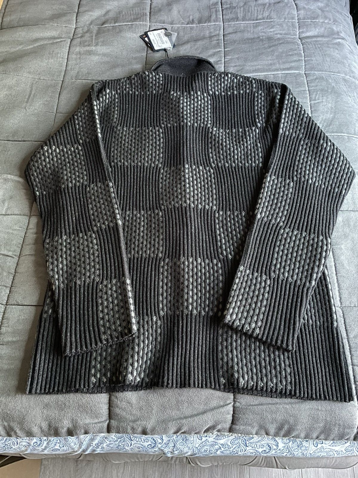 Louis Vuitton × Nigo Louis Vuitton Nigo Giant Damier Rib Jacket Size US L / EU 52-54 / 3 - 3 Thumbnail