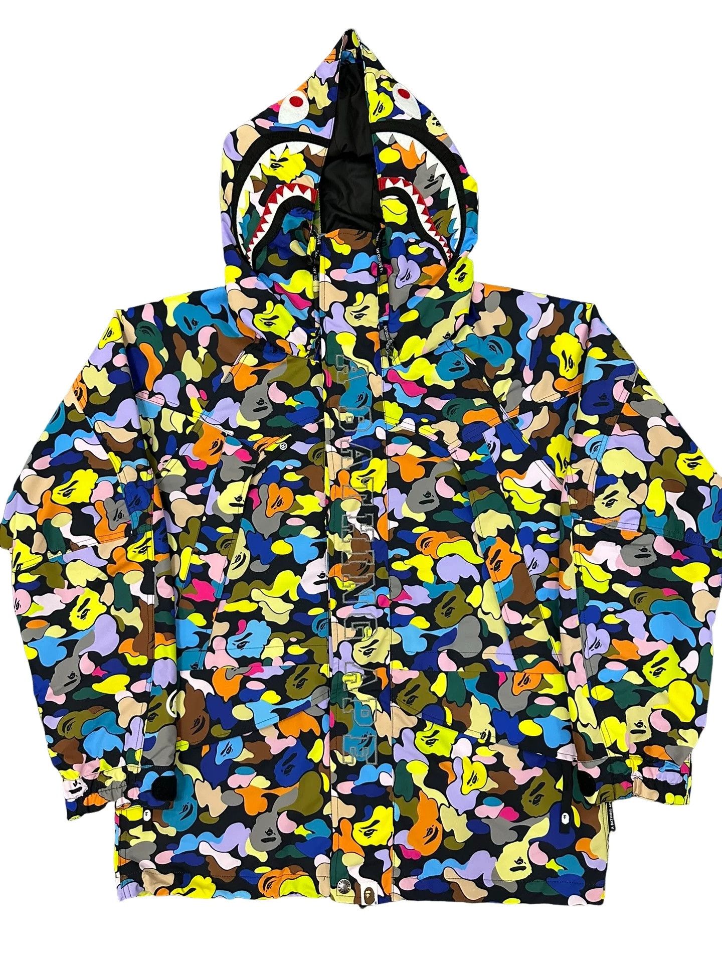 Bape A Bathing Ape Candy Camo Shark Jacket Size M Size US M / EU 48-50 / 2 - 1 Thumbnail