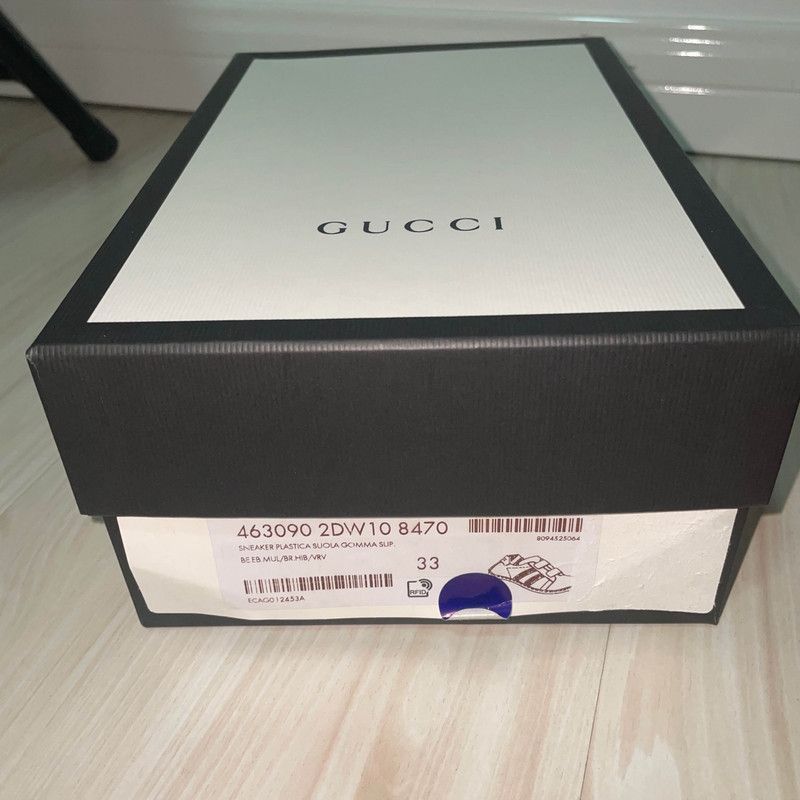 Gucci Gucci Red Slip-On Sneakers with Graphic Design - Size US 5 / EU 37 - 5 Thumbnail