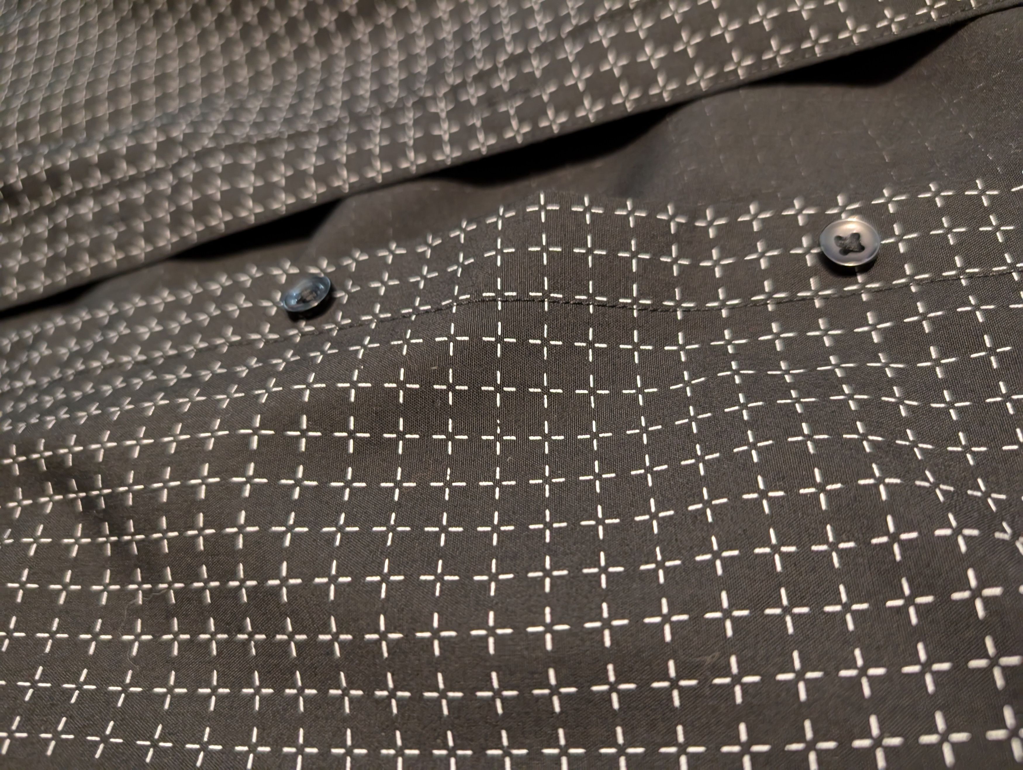 H&M Slim Fit Pattern Shirt Size US XS / EU 42 / 0 - 4 Thumbnail