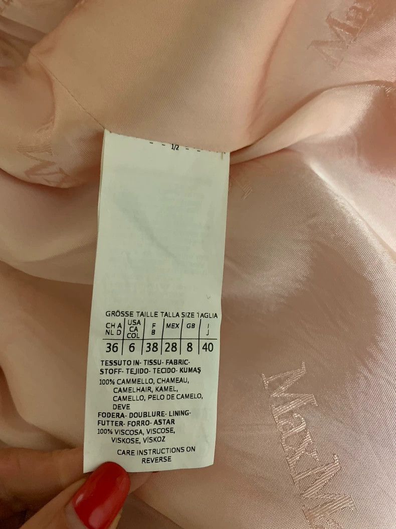 MaxMara Rialto Pink Hooded Coat-2508