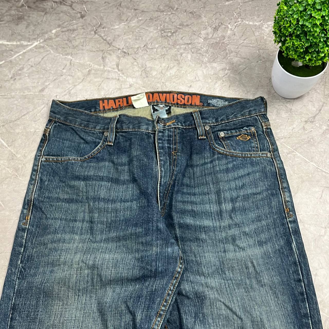 Harley Davidson Harley Davidson Men's Motorcycle Jeans with Knee size 32x30 Size US 33 - 17 Thumbnail