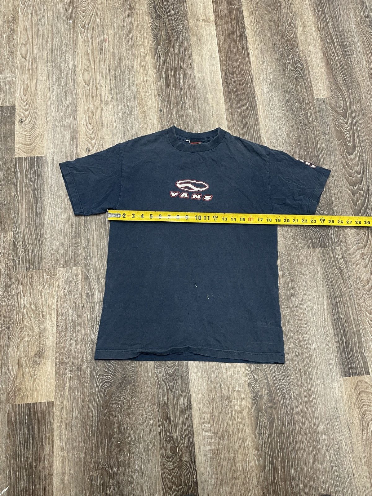 Vans Vintage 90s 00s Vans faded box logo tshirt Size US M / EU 48-50 / 2 - 6 Thumbnail