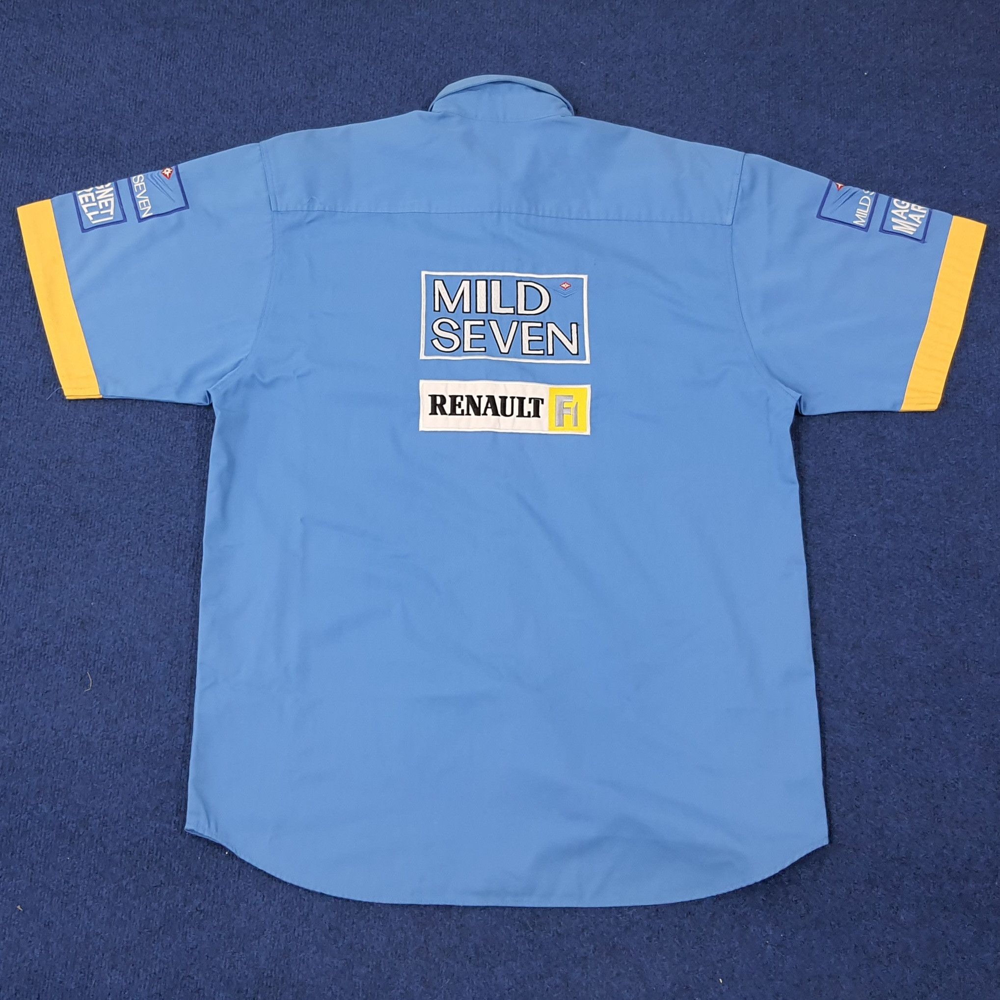Other Vintage Mild Seven F1 Magneti Marelli Work Shirt C239N75 Size US XL / EU 56 / 4 - 3 Thumbnail