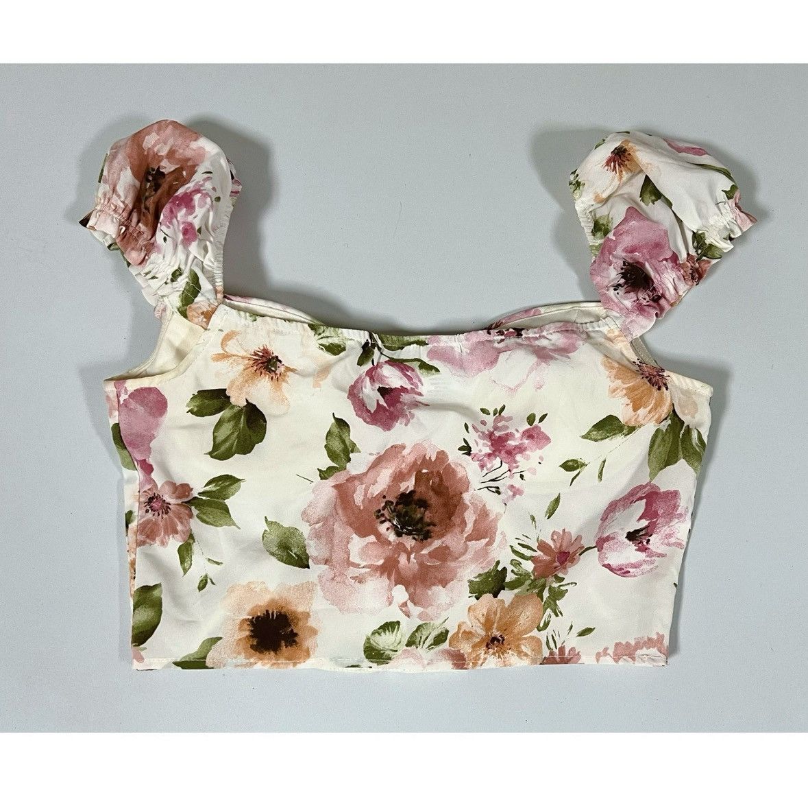 Windsor Smith Windsor Floral Corset Bustier Crop Top Shirt Blouse Size S🌸✨ Size S / US 4 / IT 40 - 3 Thumbnail