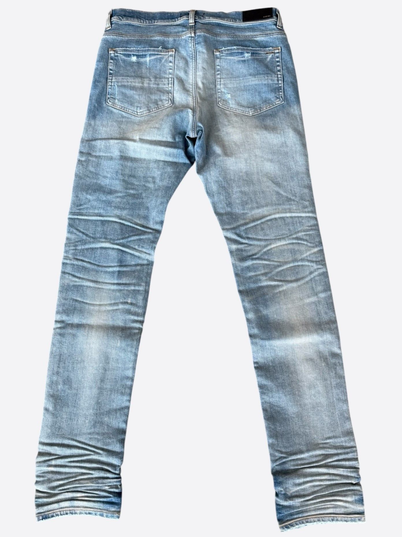 Amiri Amiri Clay Indigo Rainbow Bandana Patch Thrasher Jeans Size US 36 / EU 52 - 2 Thumbnail