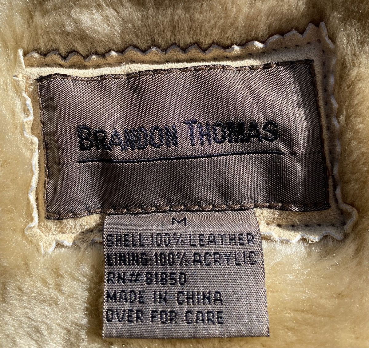 Vintage VTG Y2K Brandon Thomas Suede Faux Fur Full Length Jacket Size M / US 6-8 / IT 42-44 - 7 Thumbnail