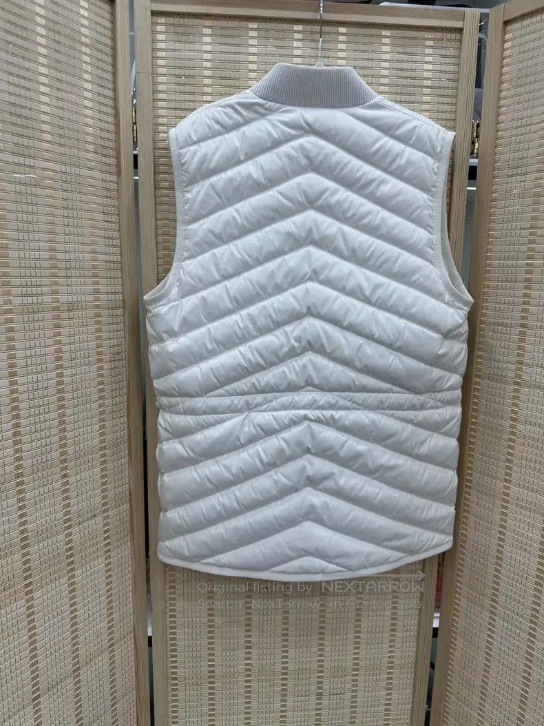 Hermes Hermes White sleeveless quilted down vest Size XS / US 0-2 / IT 36-38 - 2 Thumbnail