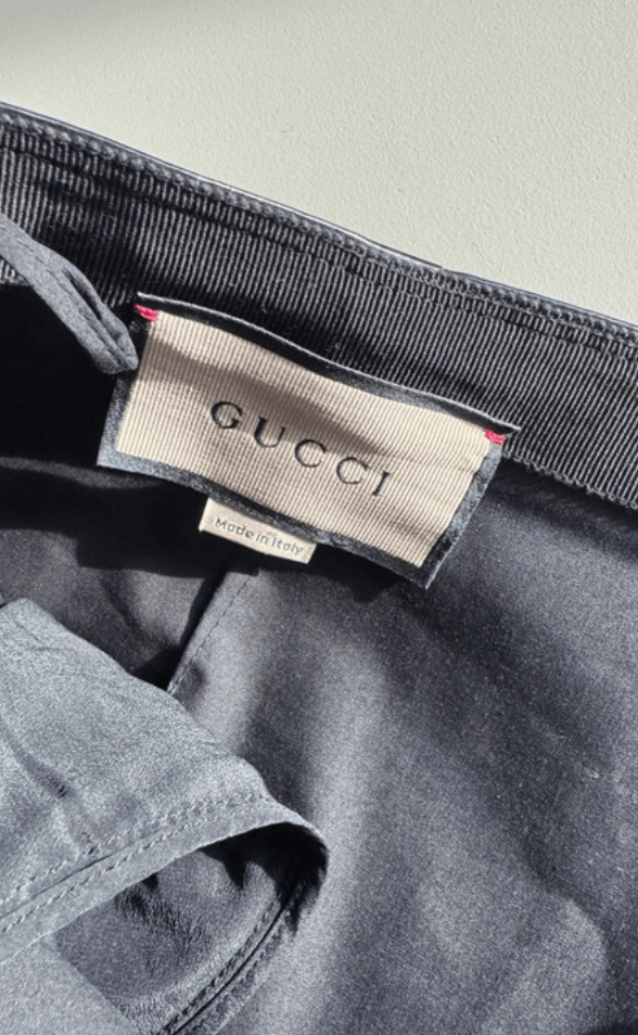 Gucci × Tom Ford × Vintage Gucci skirt midi mini shiny Tom Ford latex vintage black Size 27" / US 4 / IT 40 - 3 Thumbnail