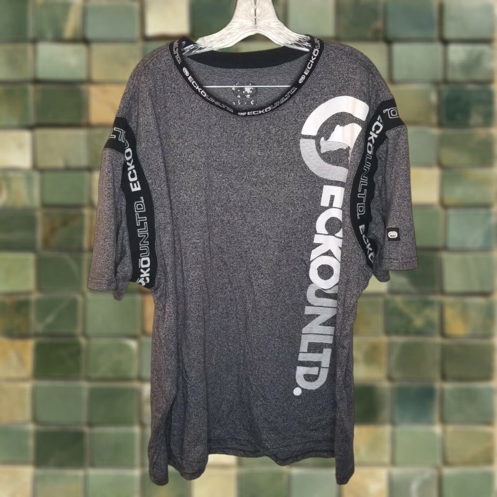 Ecko Unltd. ECKO UNLTD Men's Gray T-Shirt XL-2XL Short Sleeve Size US 36 / EU 52 - 1 Thumbnail