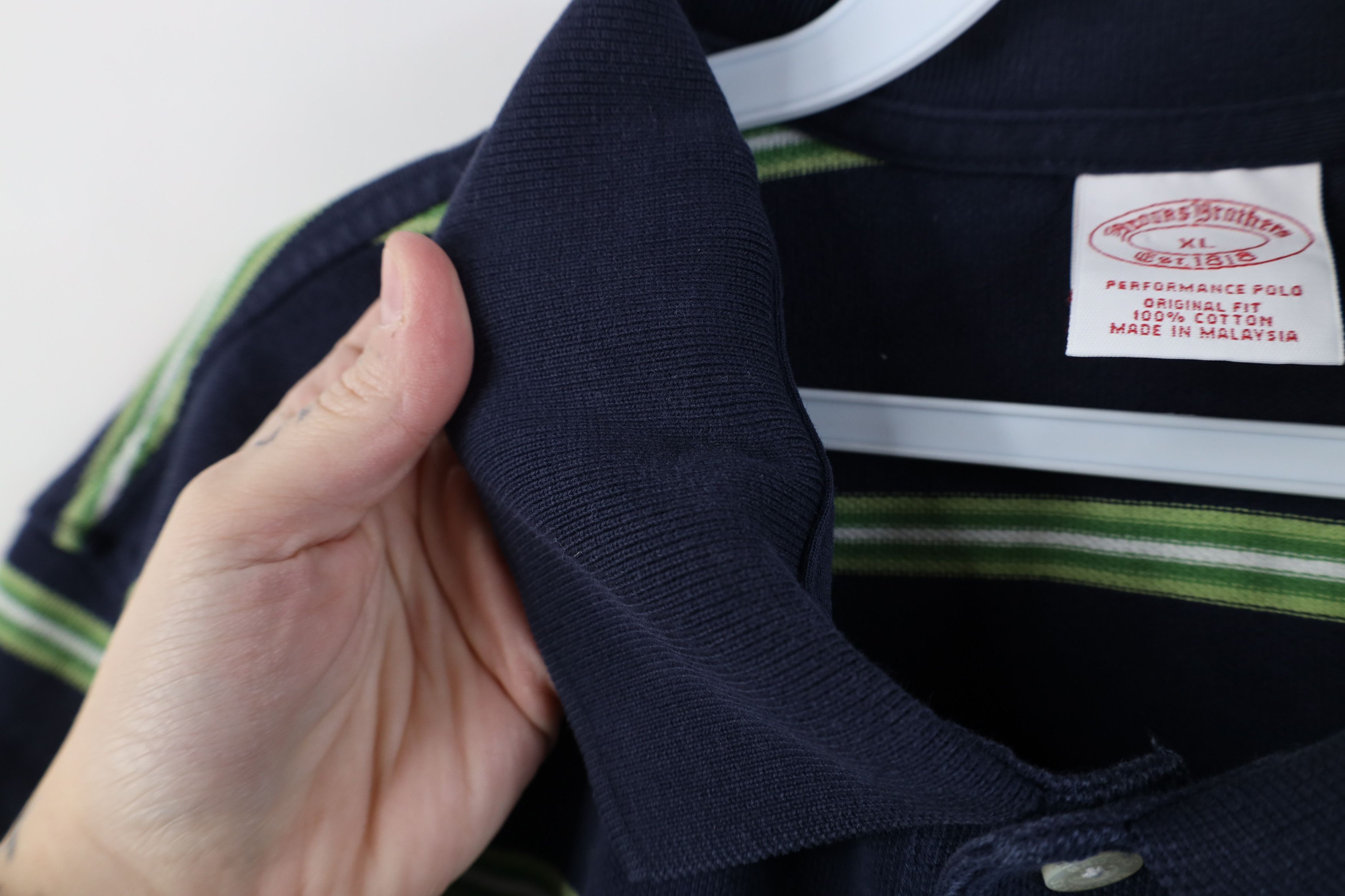 Brooks Brothers Vintage Brooks Brothers Performance Collared Golf Polo Size US XL / EU 56 / 4 - 9 Thumbnail
