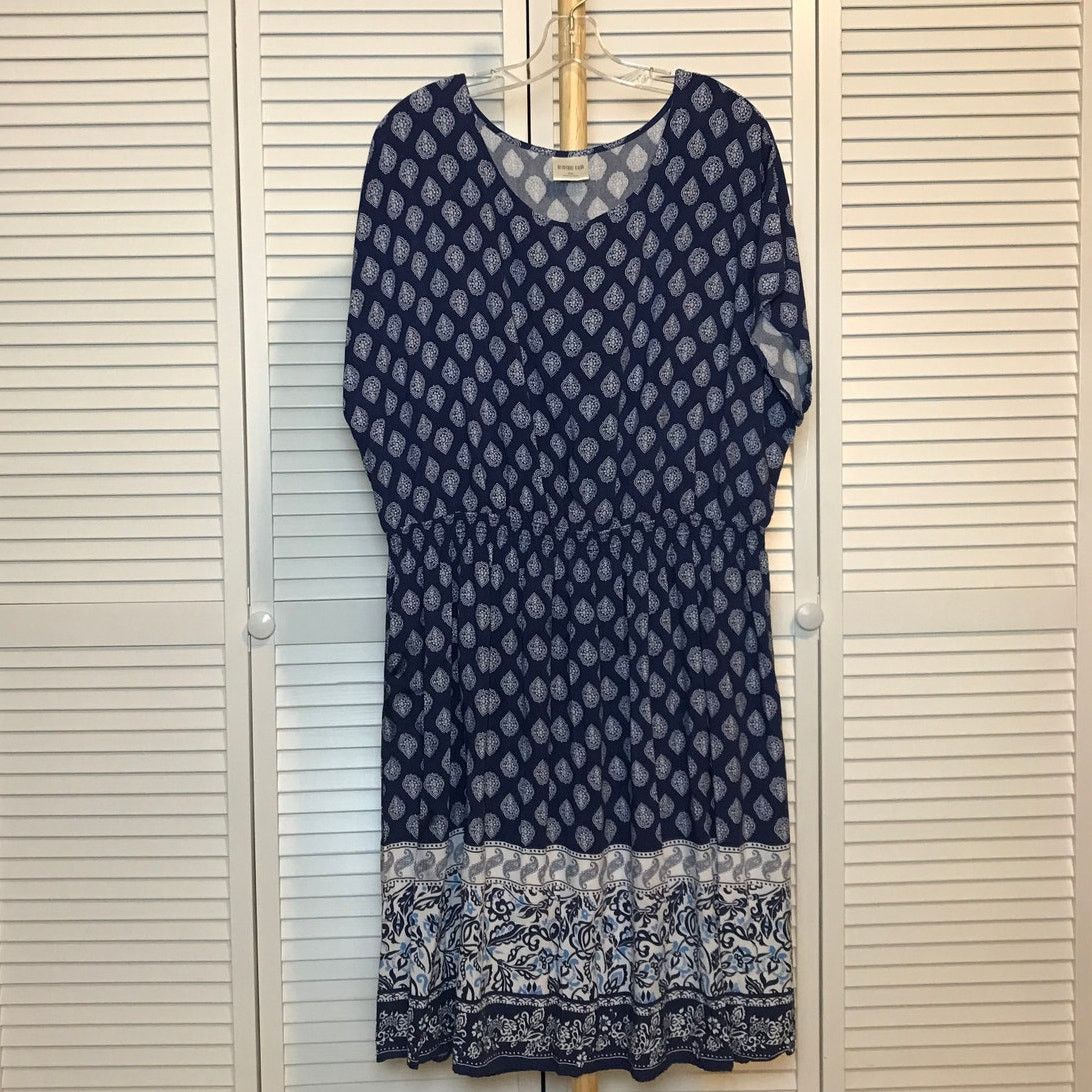Other Bedford Fair Scoop Neck Short Sleeve Midi A-line Dress 2XL Size XXL / US 16-18 / IT 52-54 - 1 Thumbnail
