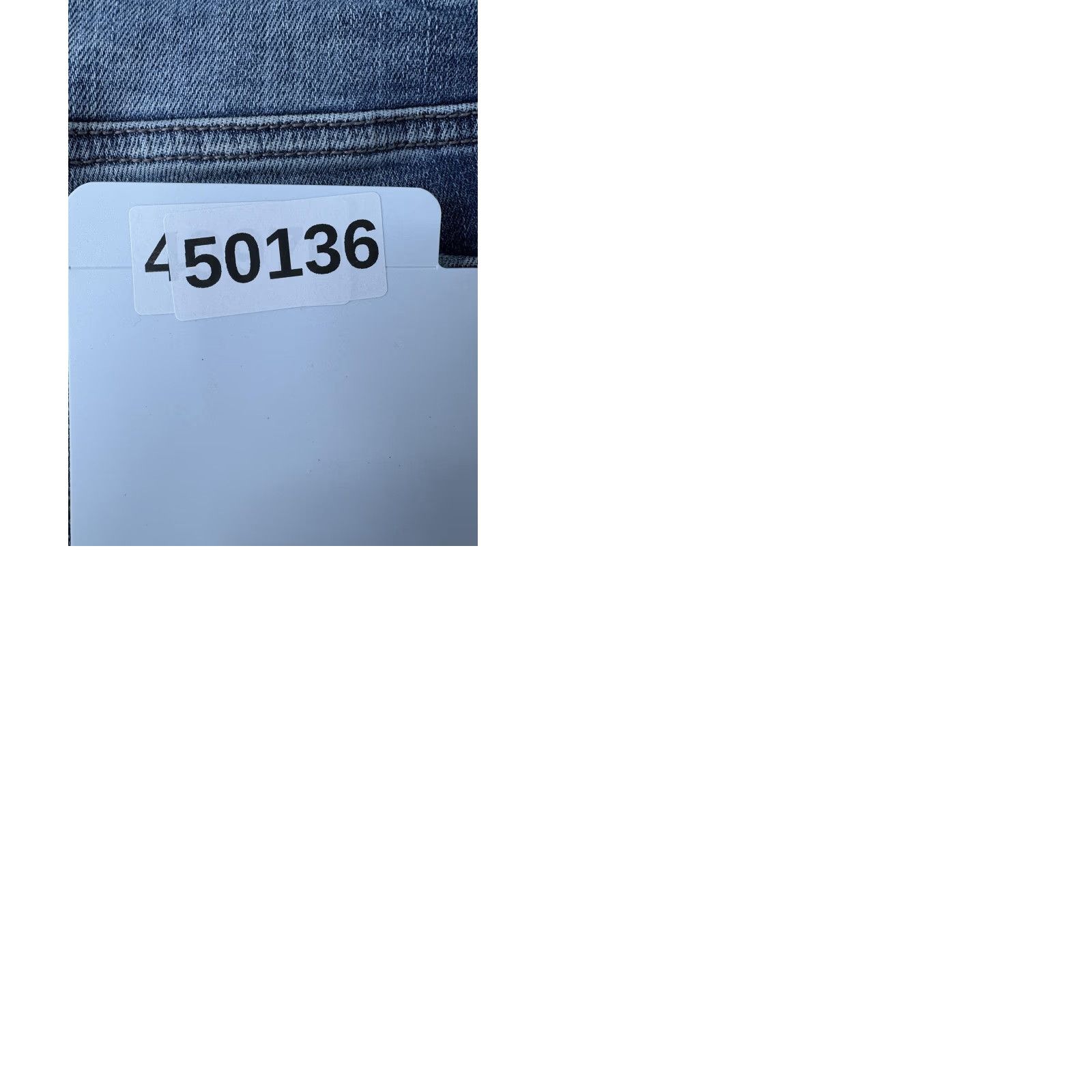 Denime Judy Blue Jeans Womens 28 Boyfriend Distressed Light Blue Denim 5-Pocket Stretch Mid Rise Relaxed Zip Closure Casual 90s Size 28" / US 6 / IT 42 - 9 Thumbnail