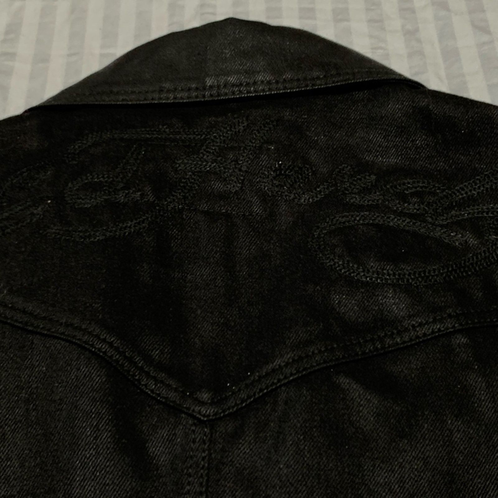 Christian Audigier VTG ED HARDY BY CHRISTIAN AUDIGIER TIGER STITCH DENIM JACKET Size US L / EU 52-54 / 3 - 9 Thumbnail