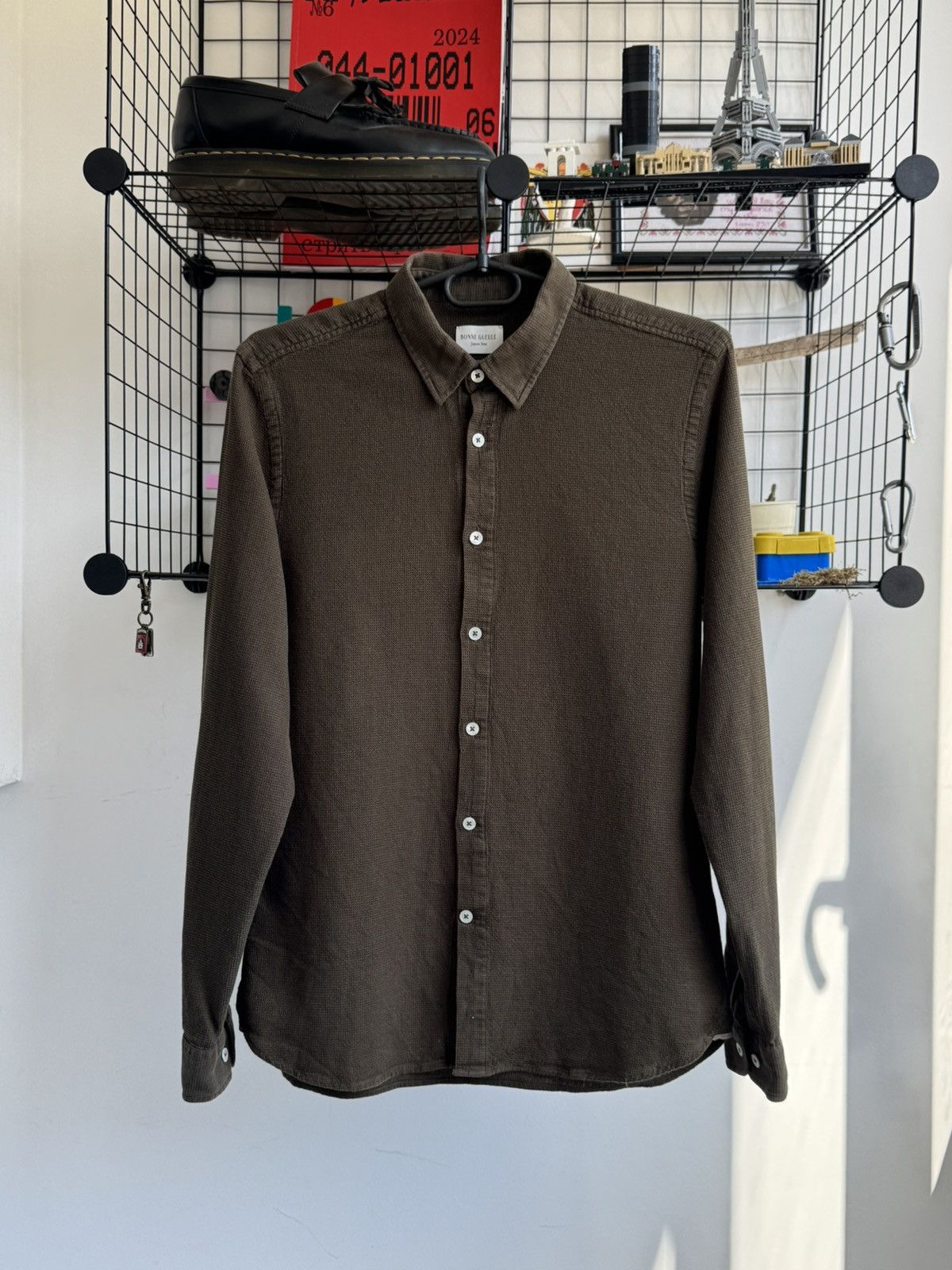 Bonnegueule Bonne Gueule Japan Line Waffle Shirt Size US M / EU 48-50 / 2 - 1 Thumbnail