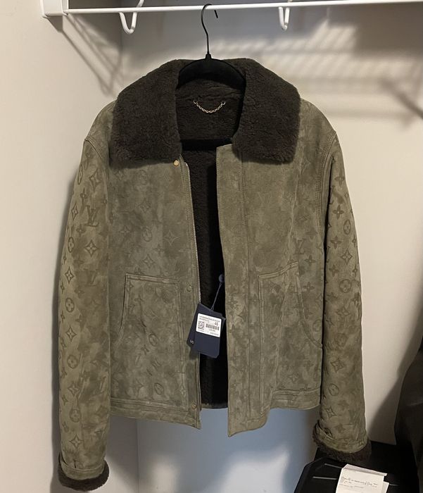 Louis Vuitton Monogram Shearling Blouson