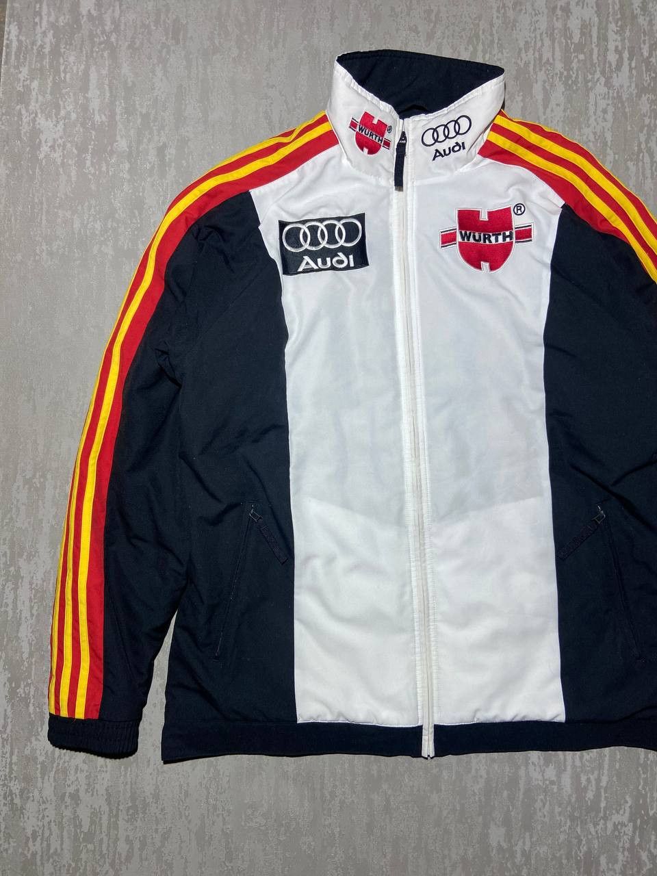 Adidas × Vintage Vintage Adidas Audi DSV nationa germany team biathlon jacket Size US M / EU 48-50 / 2 - 2 Thumbnail