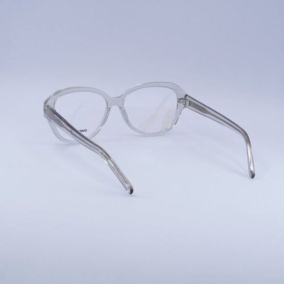 Saint Laurent Paris Saint Laurent SL411 004 Eyeglasses Transparent 57mm Square Size ONE SIZE - 9 Thumbnail