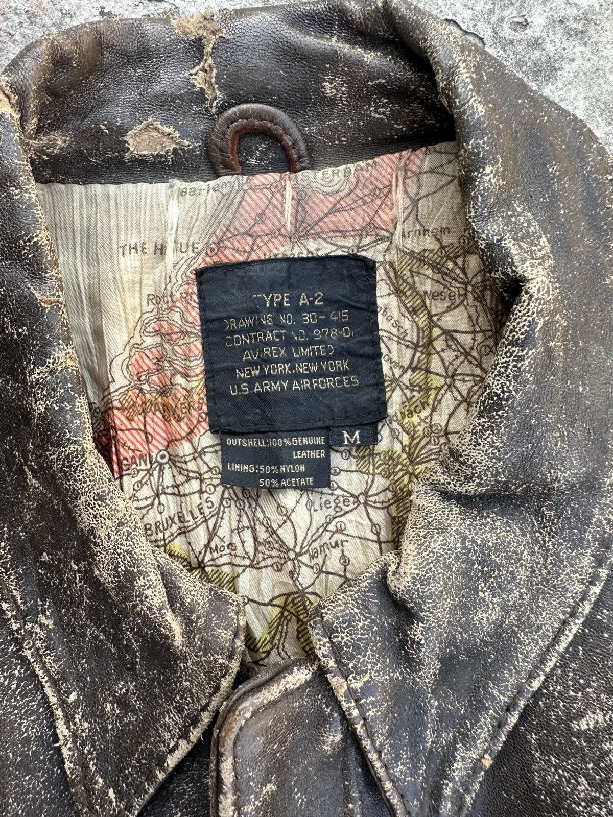Avirex 80s Vintage Avirex “Glenn Miller” A-2 Flight Jacket (1987) Size US L / EU 52-54 / 3 - 10 Thumbnail