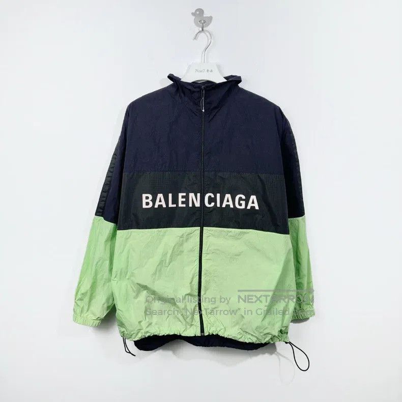Balenciaga Balenciaga Lettering Color Blocked Zipper Long Sleeve Jack Size XS / US 0-2 / IT 36-38 - 1 Thumbnail