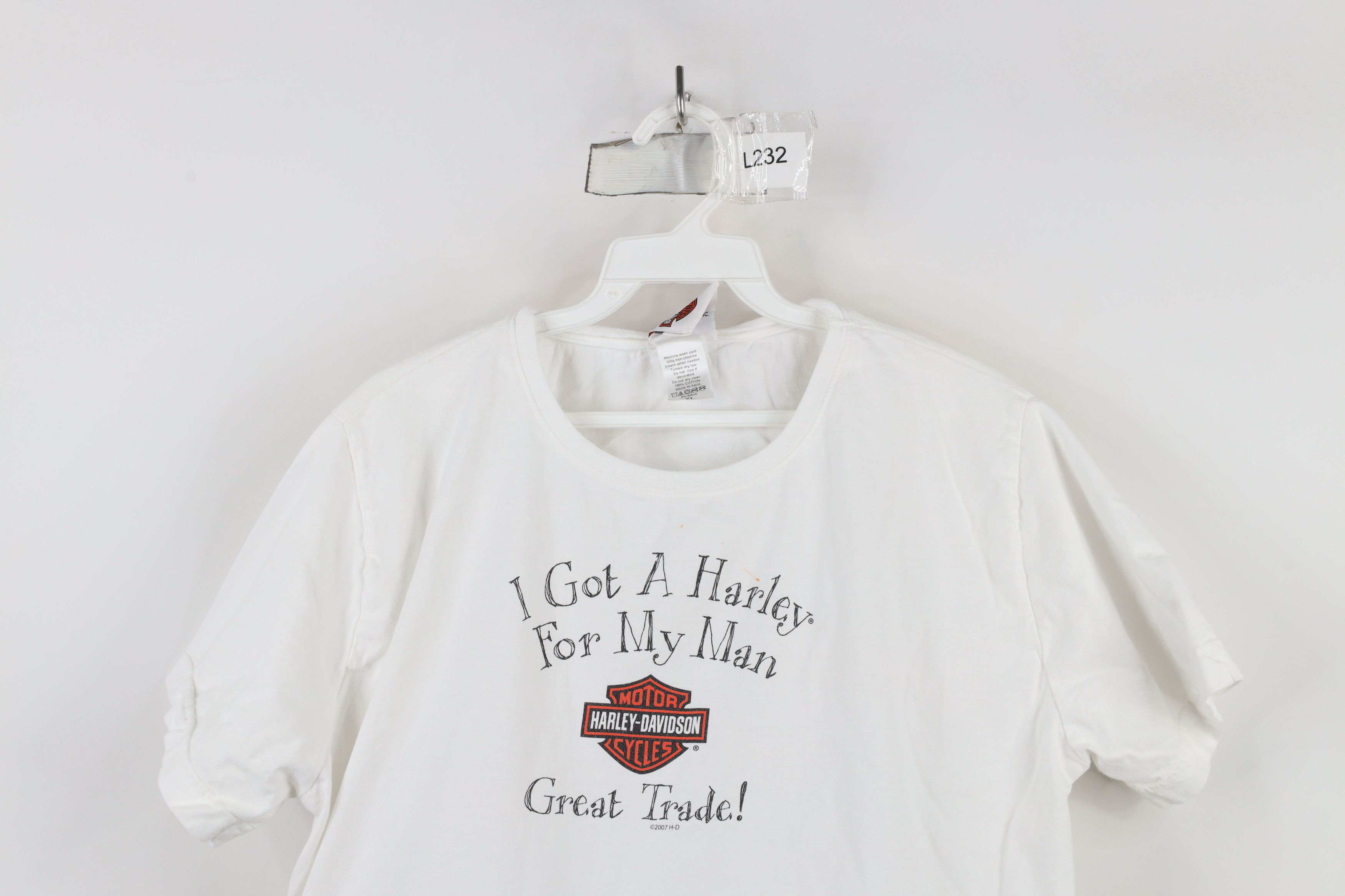 Harley Davidson × Vintage Vintage Y2K Harley Davidson I Got a Harley For Man T-Shirt Size US XL / EU 56 / 4 - 2 Thumbnail