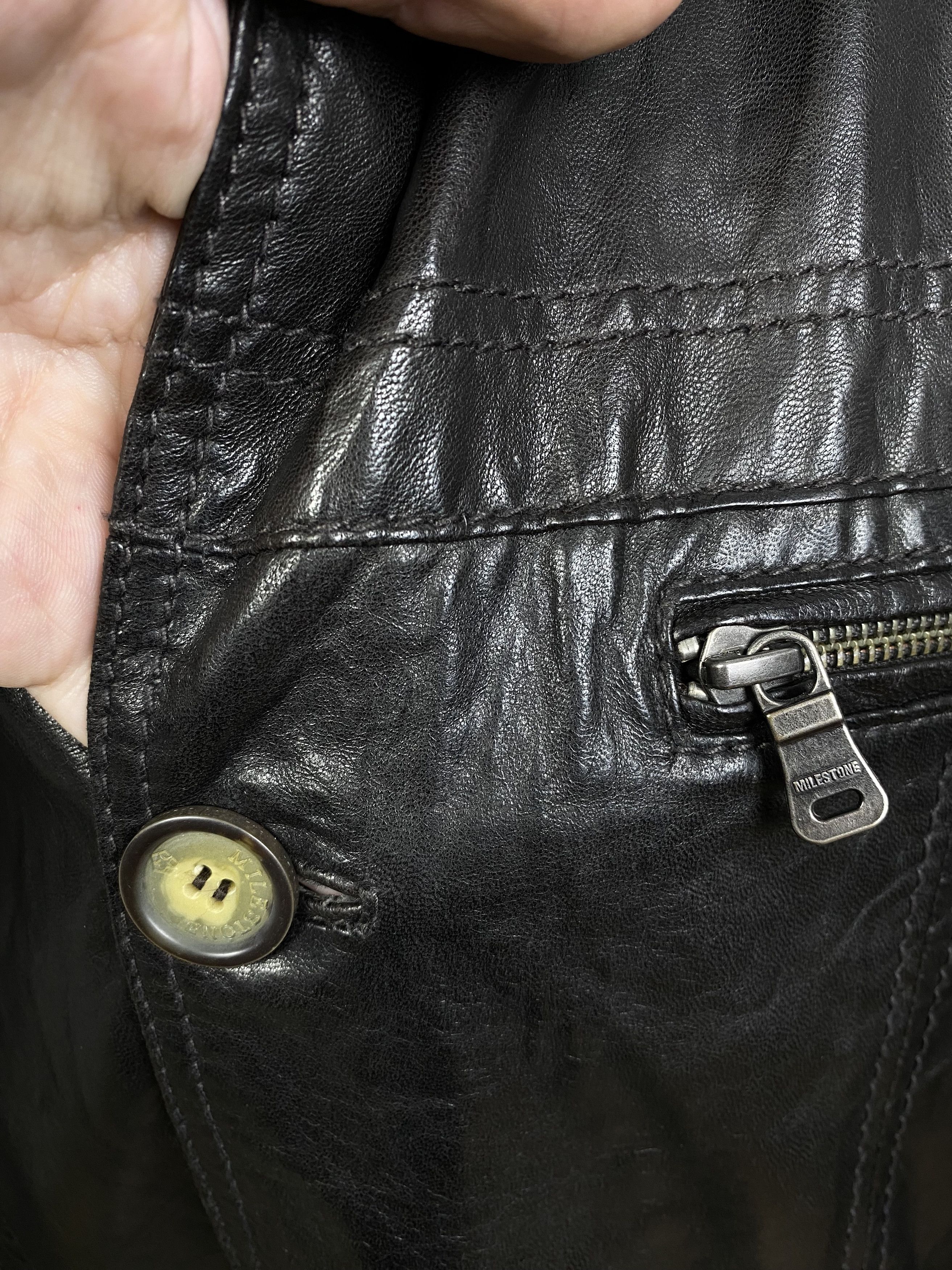 Milestone Milestone Genuine Leather Jacket Men size S Size US S / EU 44-46 / 1 - 10 Thumbnail