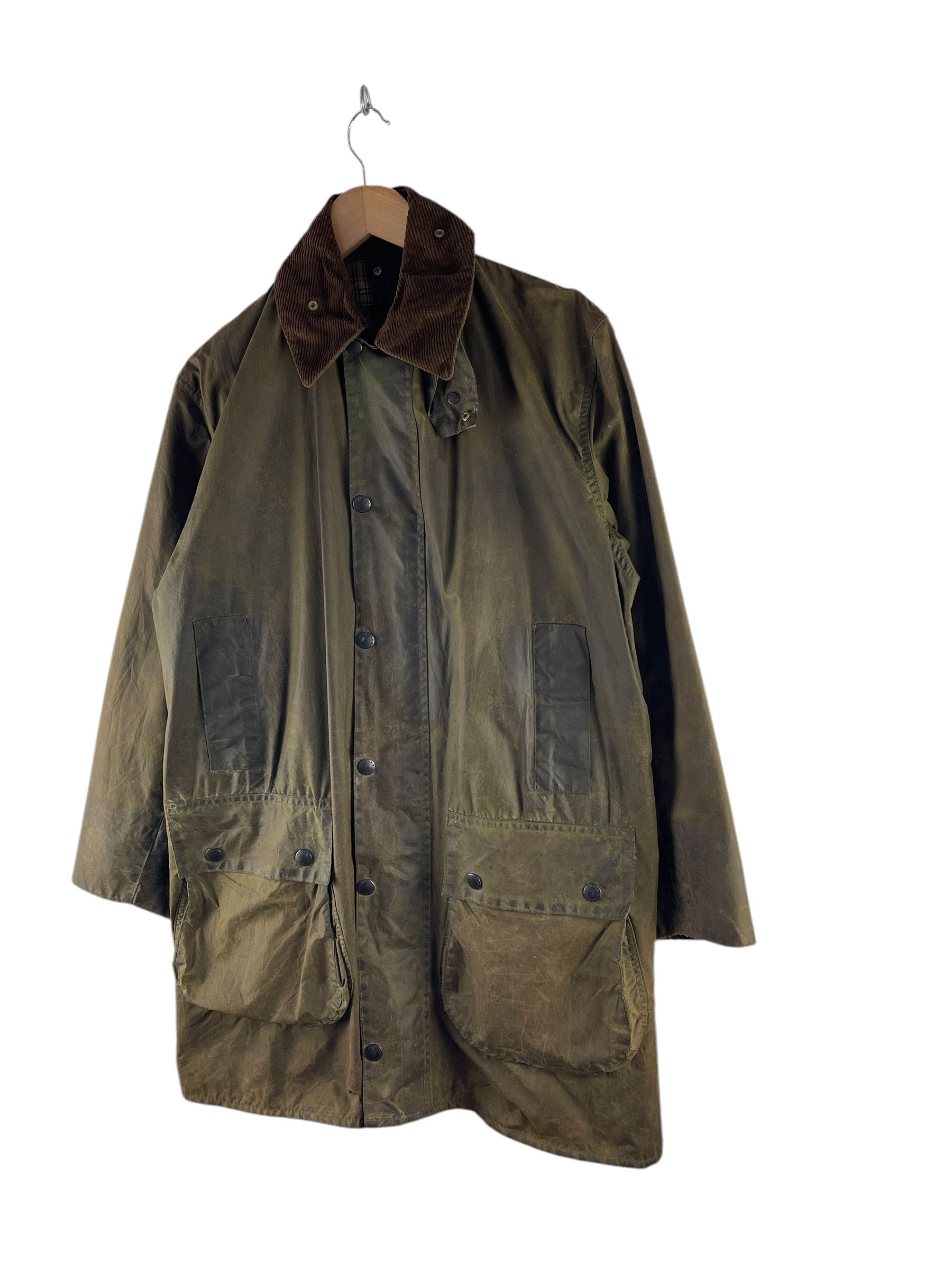 Barbour Vintage Barbour Wax Green Jacket Size L / US 10 / IT 46 - 5 Thumbnail