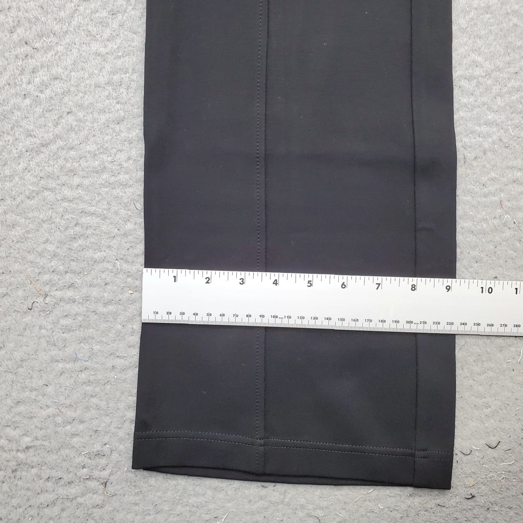 Calvin Klein Calvin Klein Womens Large Black Ankle Pants Regular Fit Stretch Bootcut Pull On Size 36" / US 14 / IT 50 - 6 Thumbnail