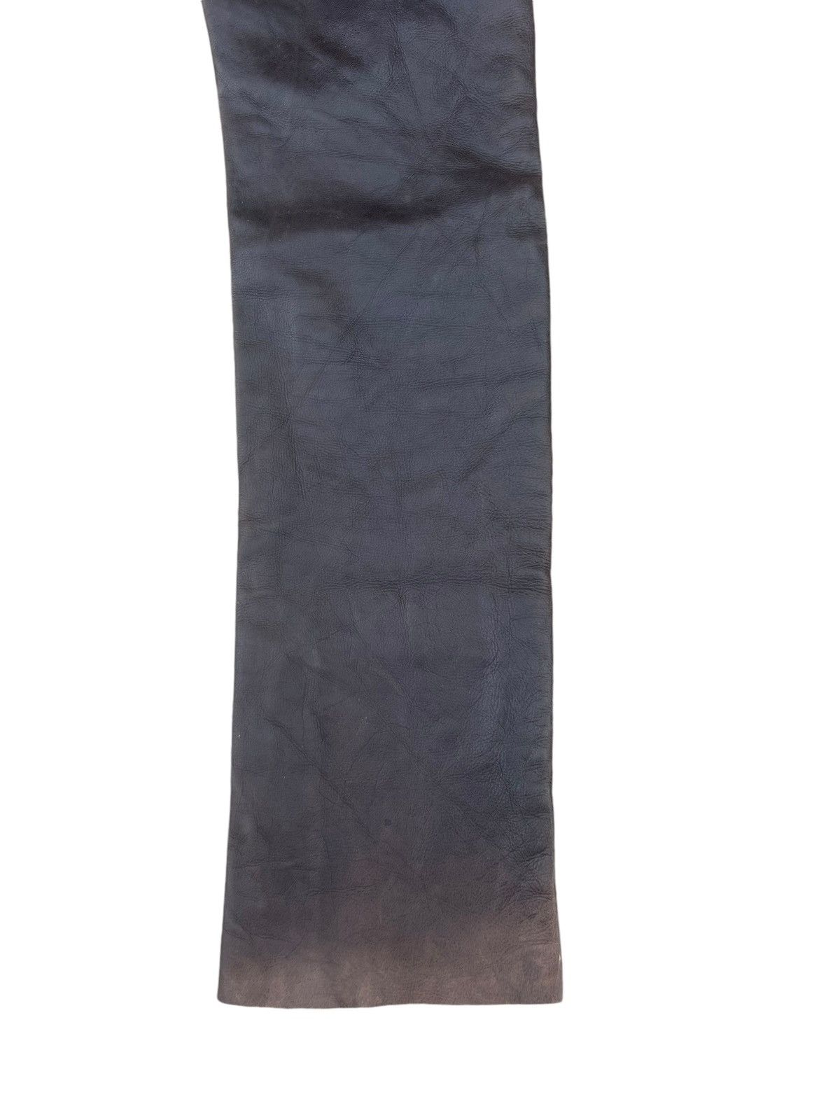 Genuine Leather Vintage Union Made Lee Riders Patina Cowhide Leather Jeans Size US 30 / EU 46 - 19 Thumbnail
