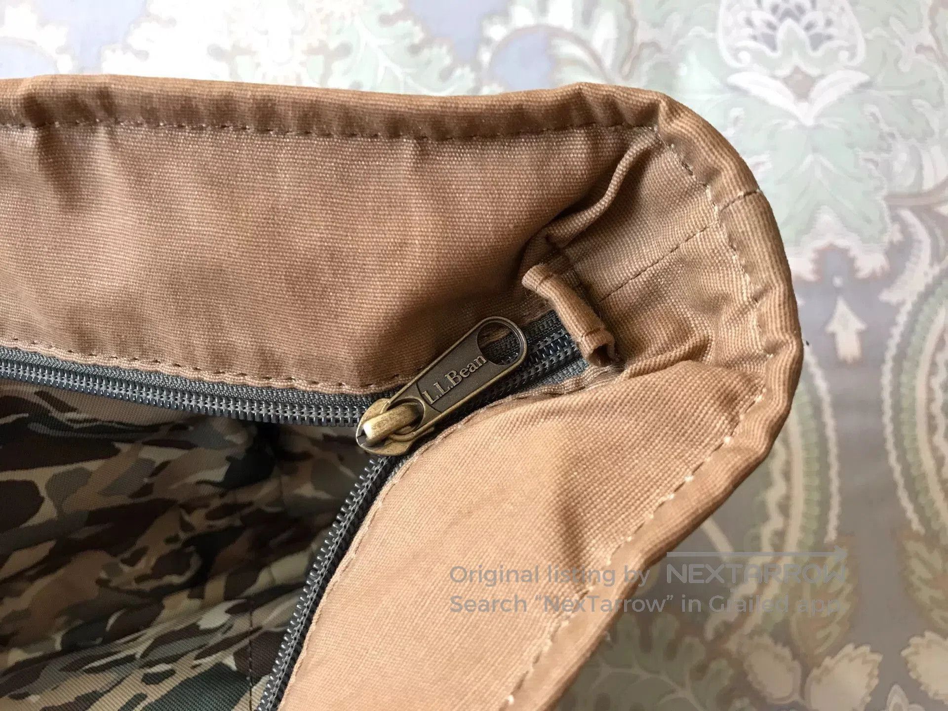 L.L. Bean L.L.Bean Waxed Canvas Vintage Tote. Size ONE SIZE - 6 Thumbnail