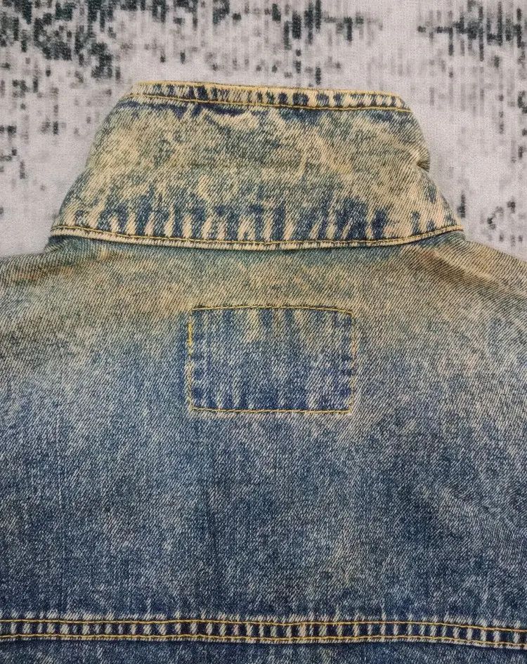 Japanese Brand Vintage OH! FLASH Faded Distressed Oeiflasi Denim Jacket Size US S / EU 44-46 / 1 - 20 Thumbnail